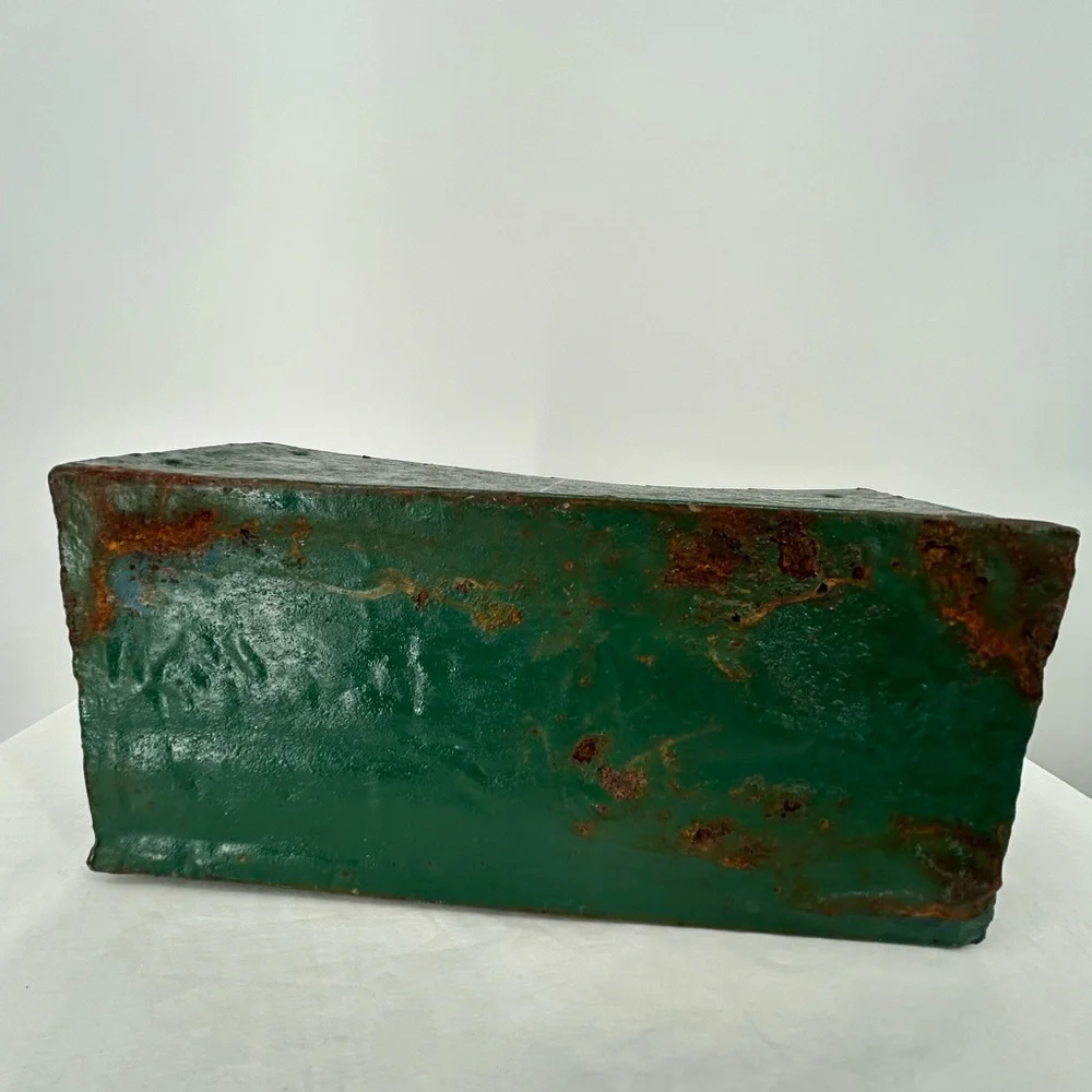 Vintage Hand Painted Flower Basket on Metal Tin Wall‎ Box Mail Box Nik Nak Box